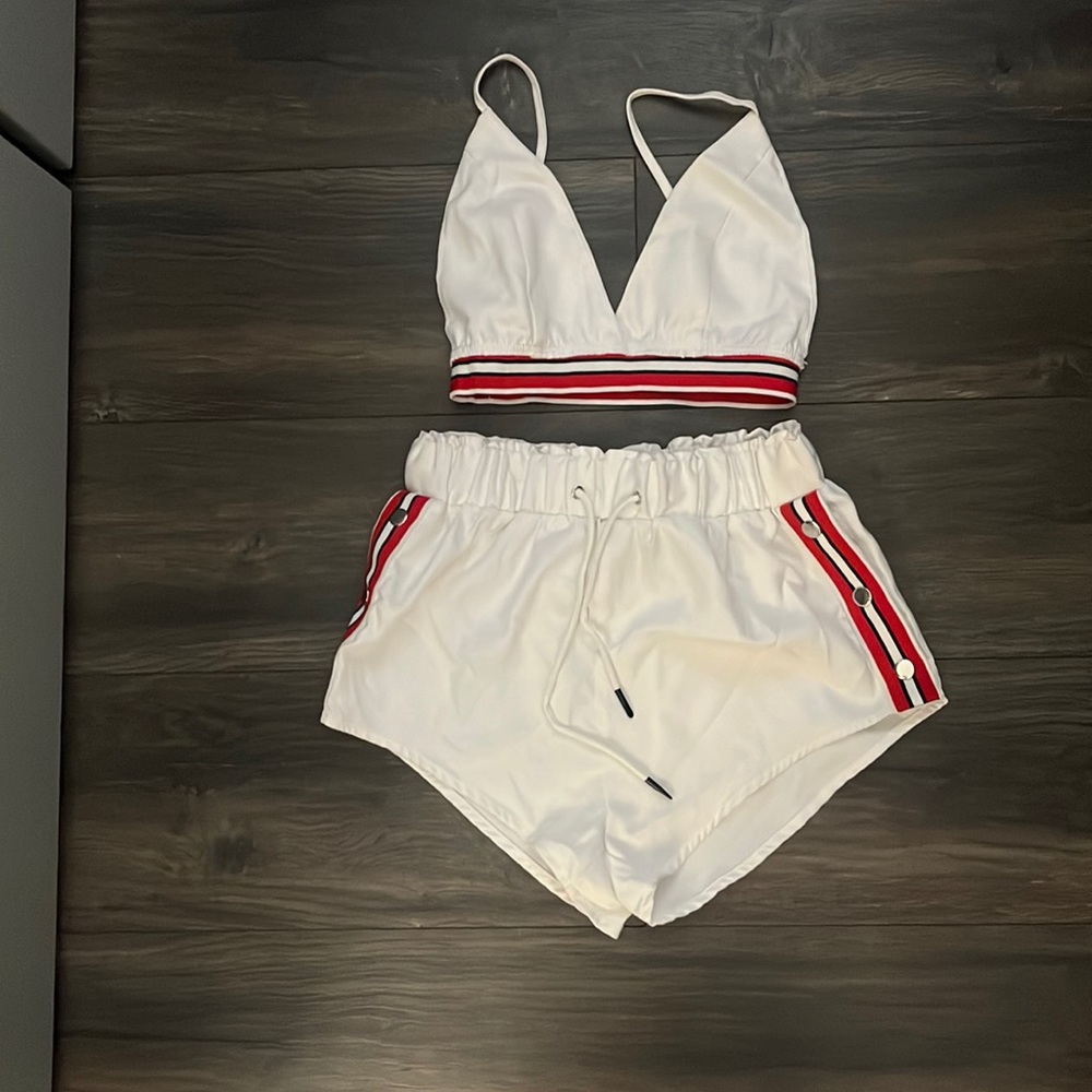 Cropped Two Piece Set